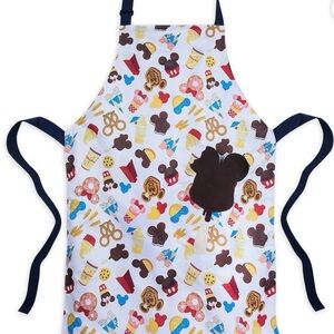 Disney Parks Mickey and Friends Food Icons Apron for Adults  - New